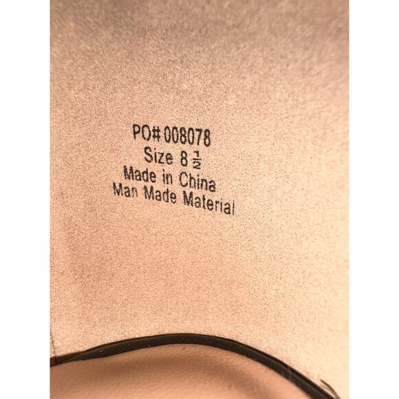 Journee Collection Flats 8.5 Black Patent Silver Buckle Round Toe Ballet - Picture 2 of 9